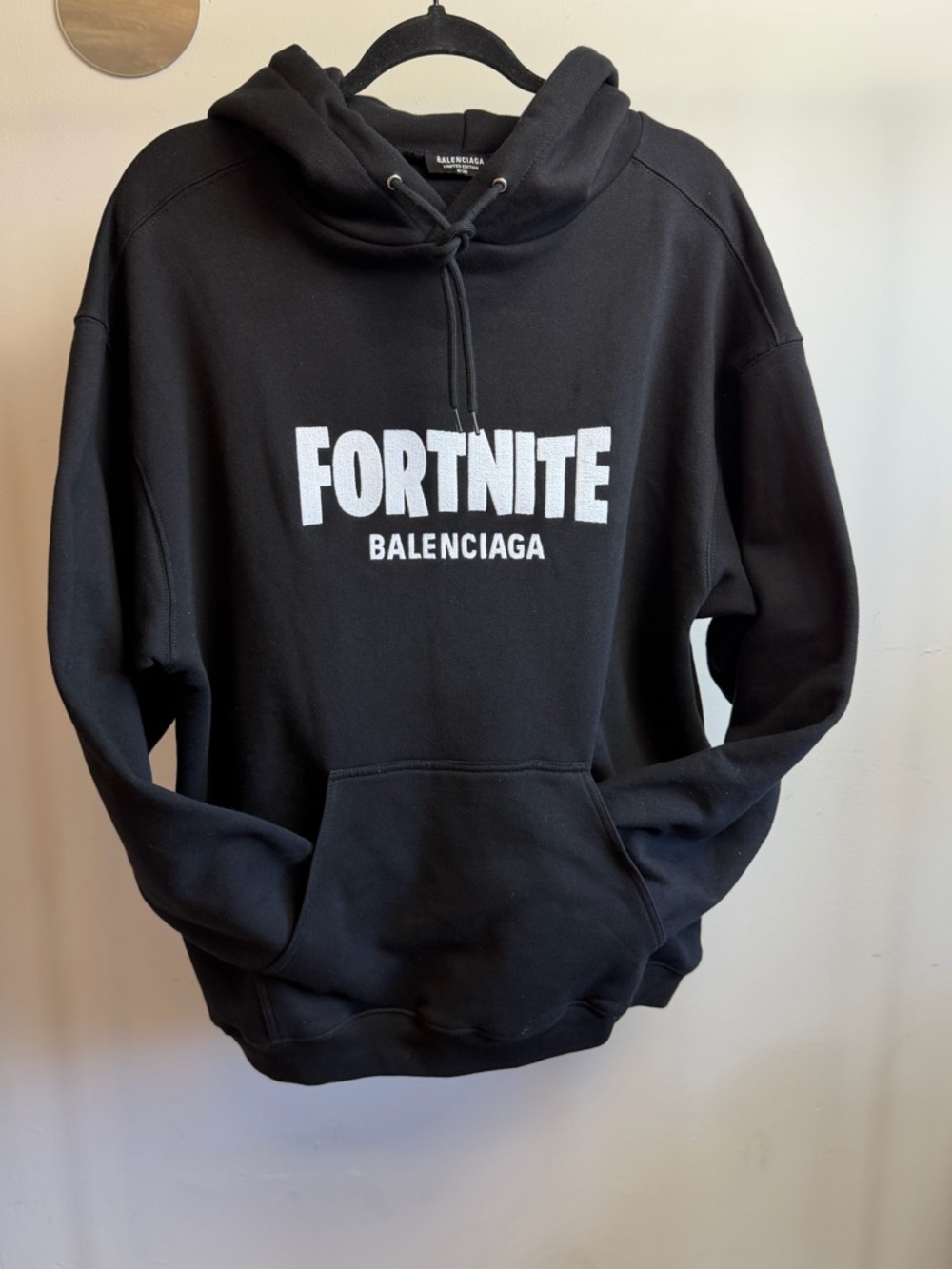 Balenciaga x Fortnite Limited Edition Hoodie Black Size M (082/200)